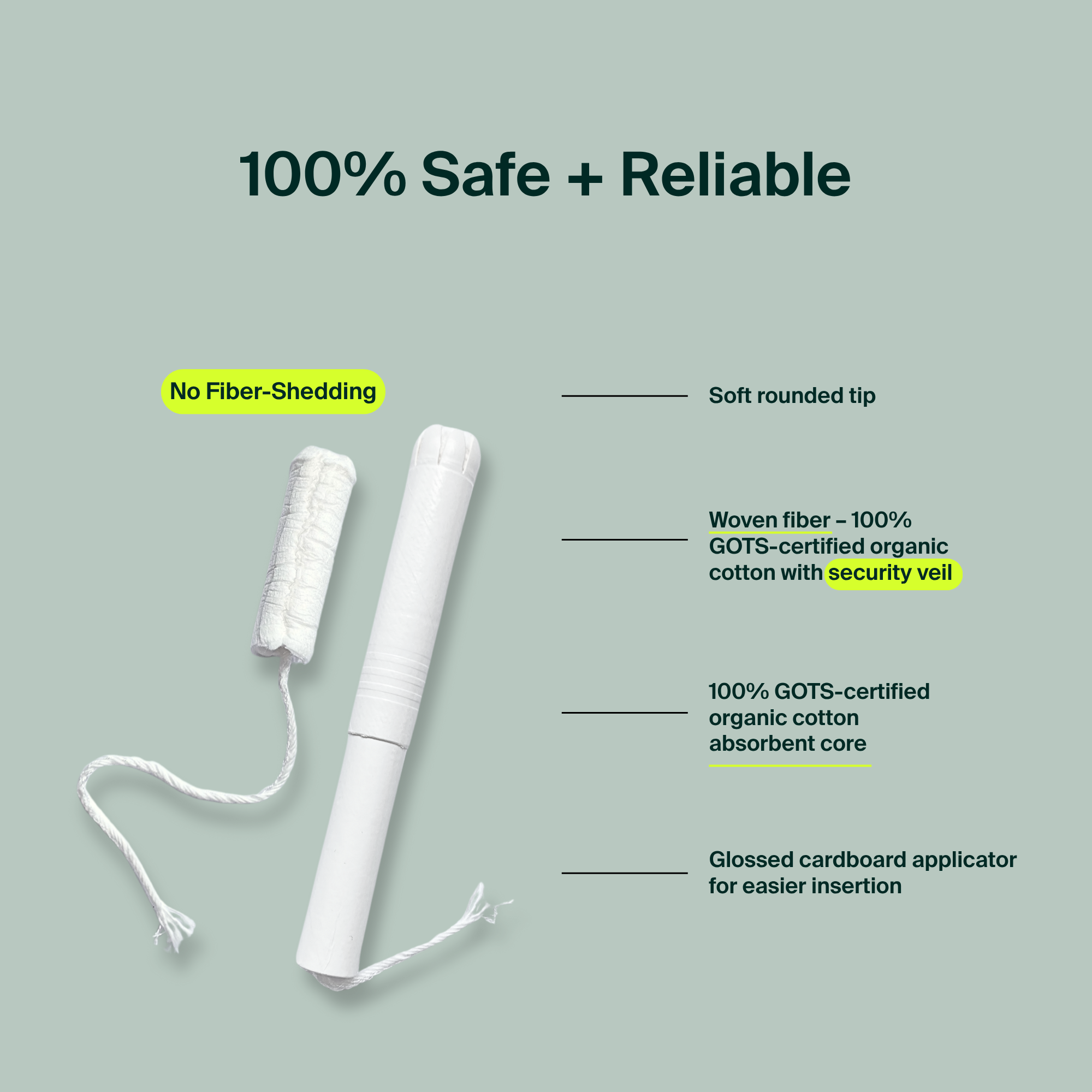 Bulk - Applicator Tampons, Cardboard Applicator, regular