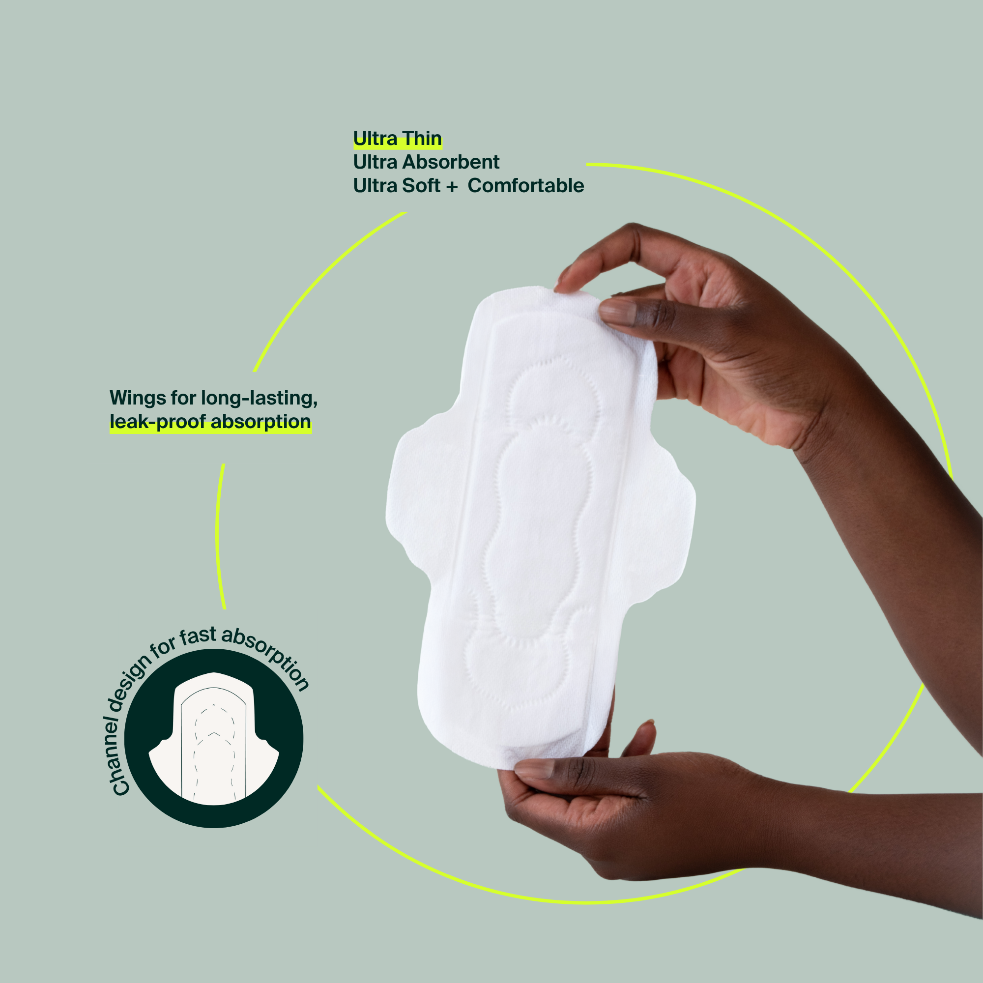 100% Organic Cotton Daily Pads - Bulk