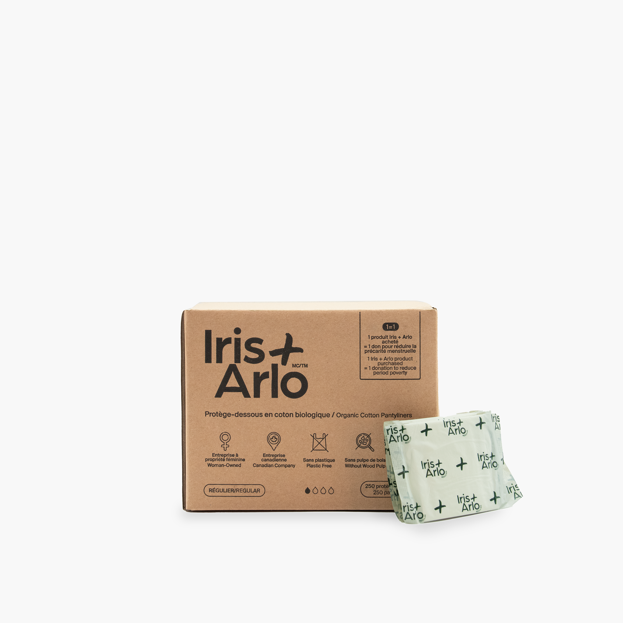 Ensemble de démarrage - Distributeur Cabine Plexi Recyclé, Grand (41-80 personnes menstruées)