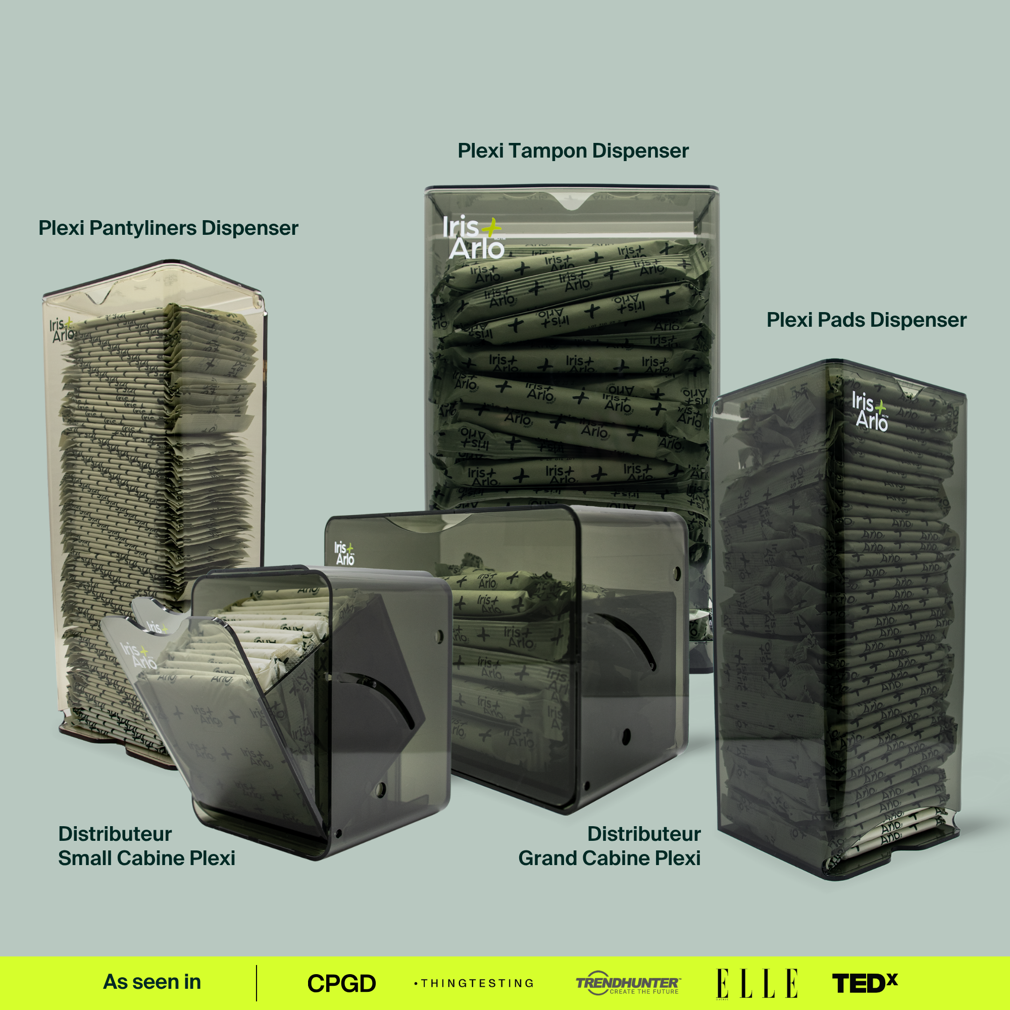 Distributeur Cabine Plexi Recyclé - Grand