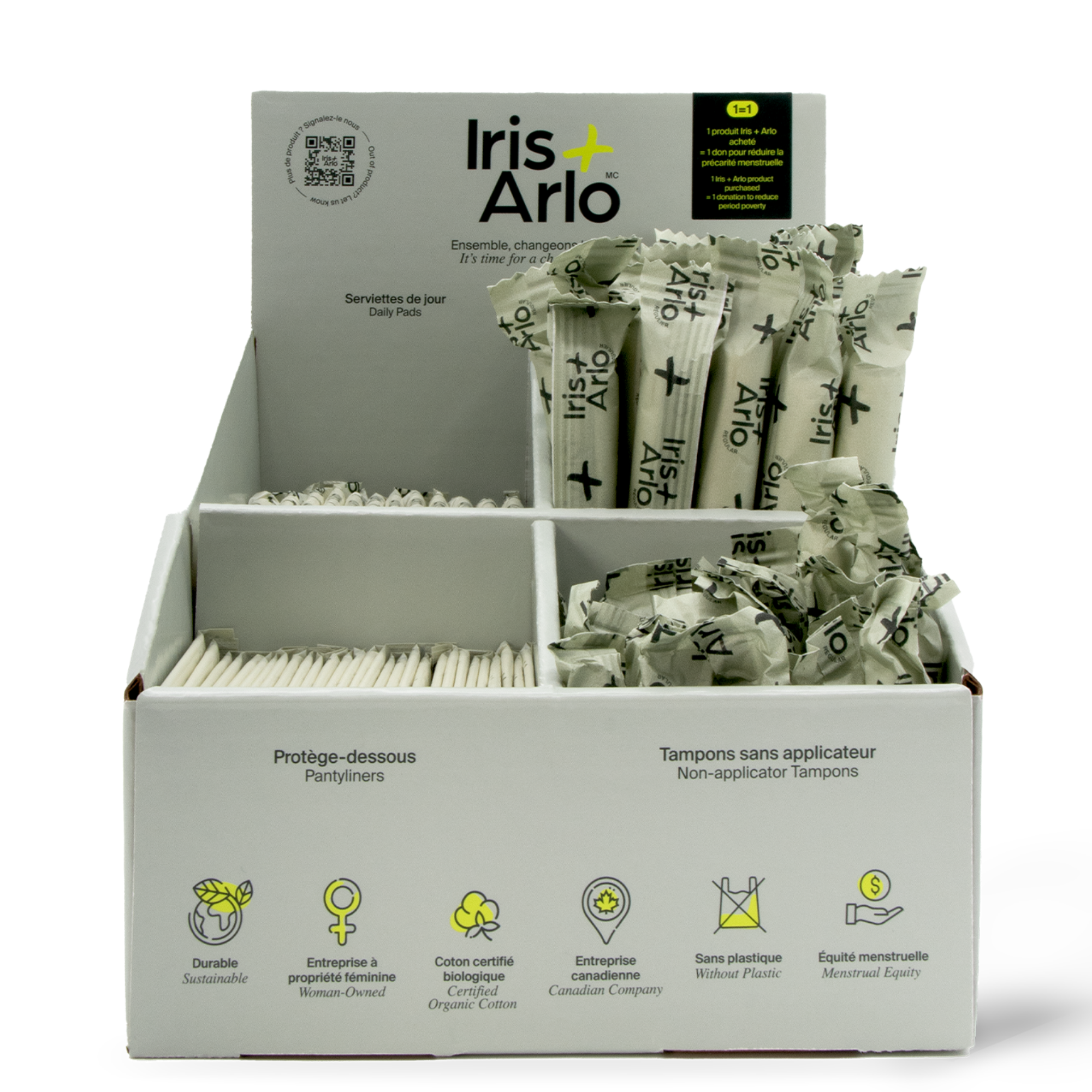 Distributeur carton comptoir, 4 produits