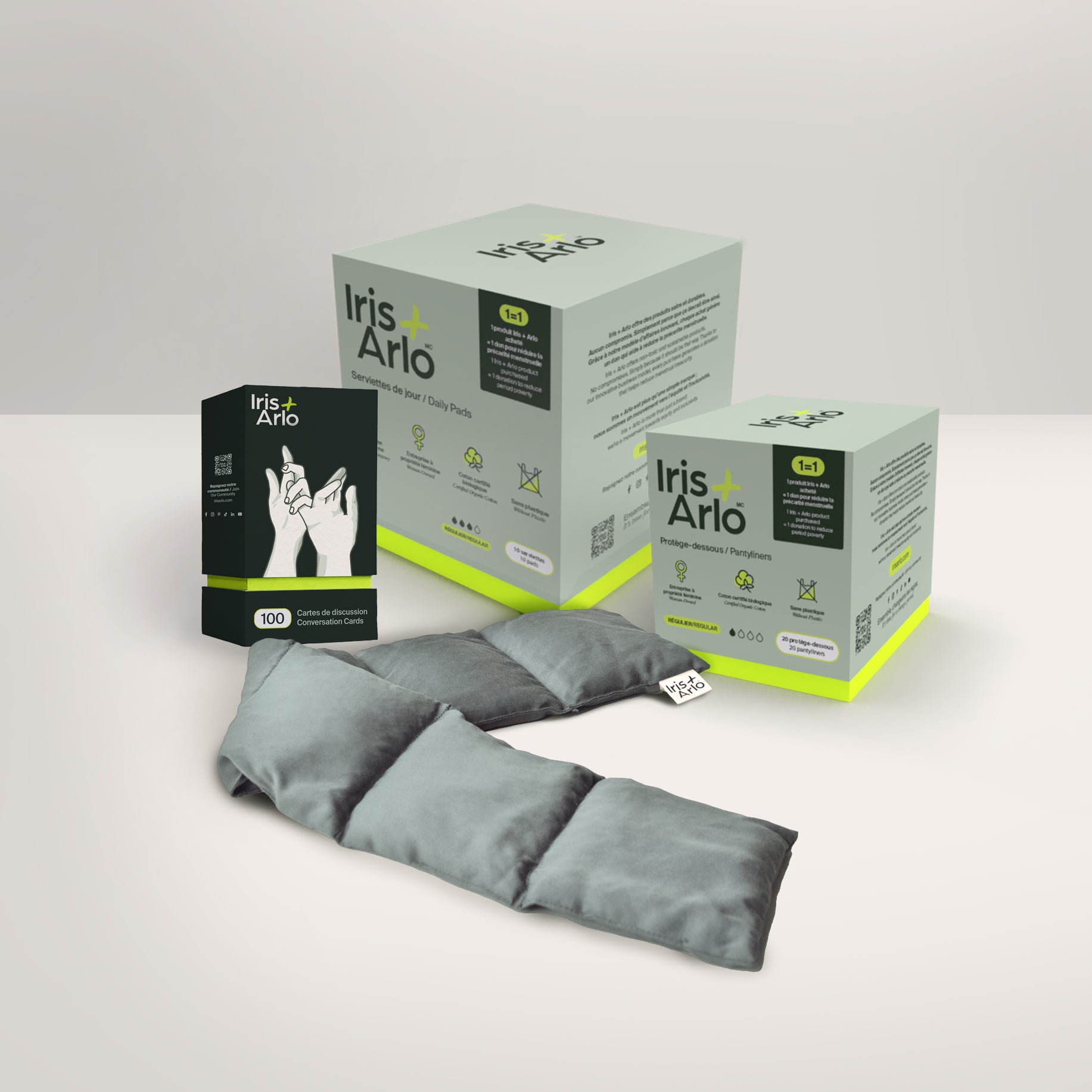 Iris + Arlo - My First Period Kit eucalyptus