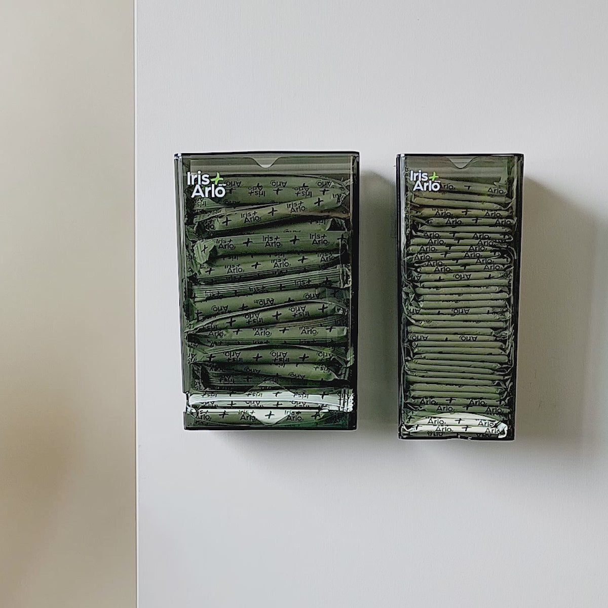Recycled Plexiglass Wall-Mounted Dispenser - Applicator Tampons