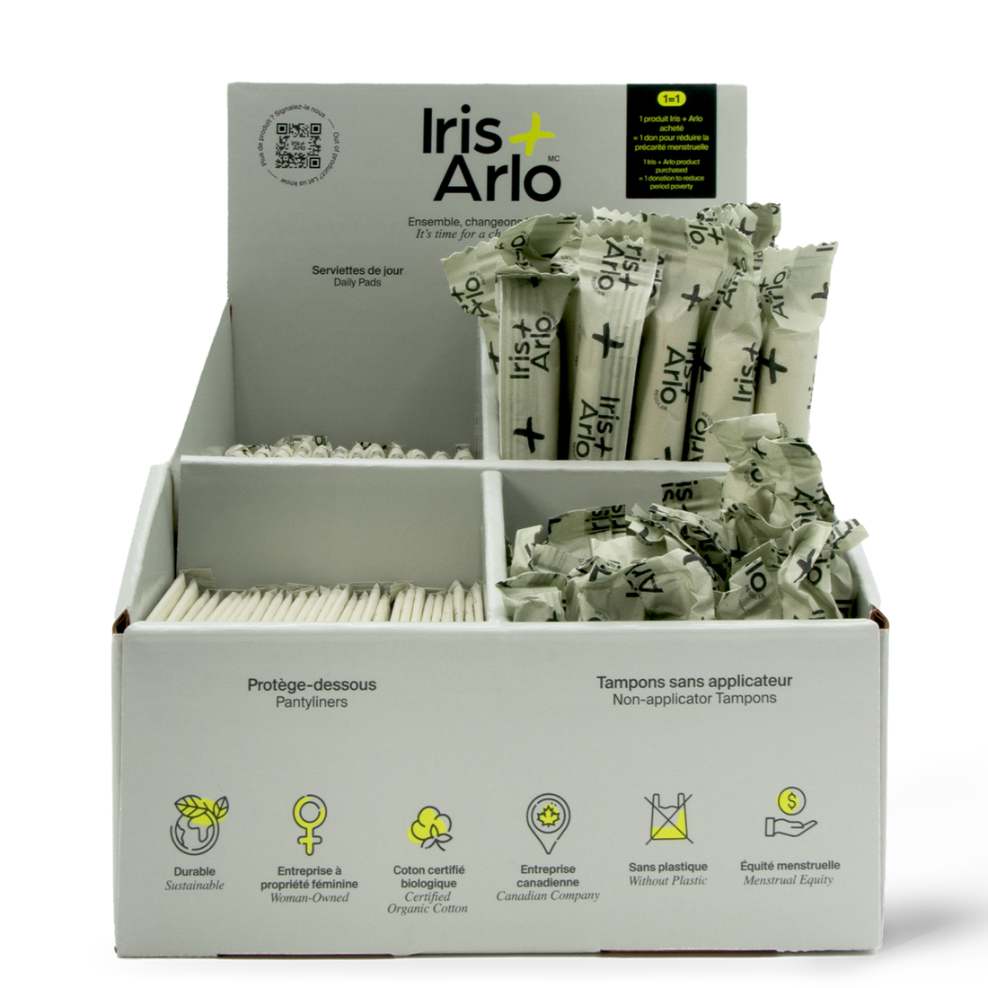 Distributeur carton comptoir, 4 produits