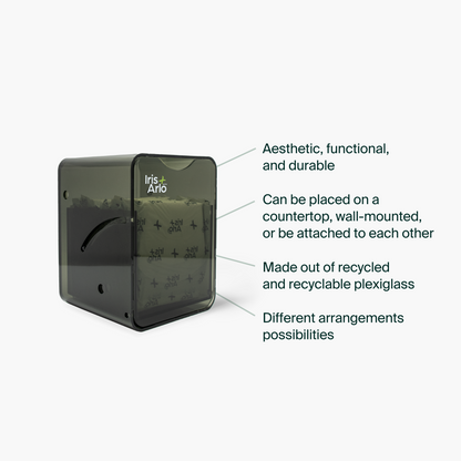 Recycled Plexiglass Cabin Dispenser - Small
