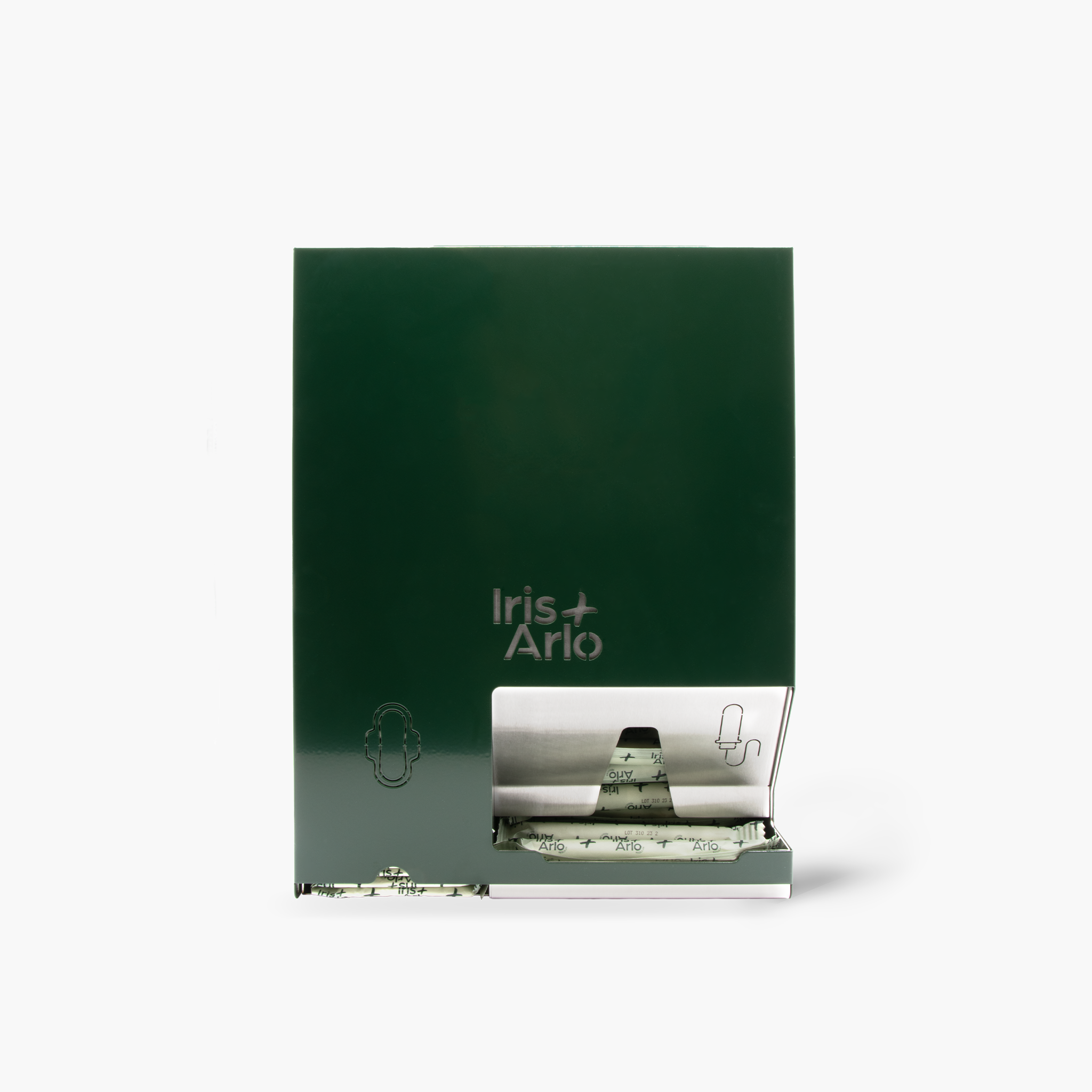 Iris + Arlo Wall-Mounted Steel Dispenser - Balsam