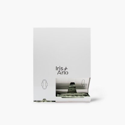 Iris + Arlo Wall-Mounted Steel Dispenser - Cream