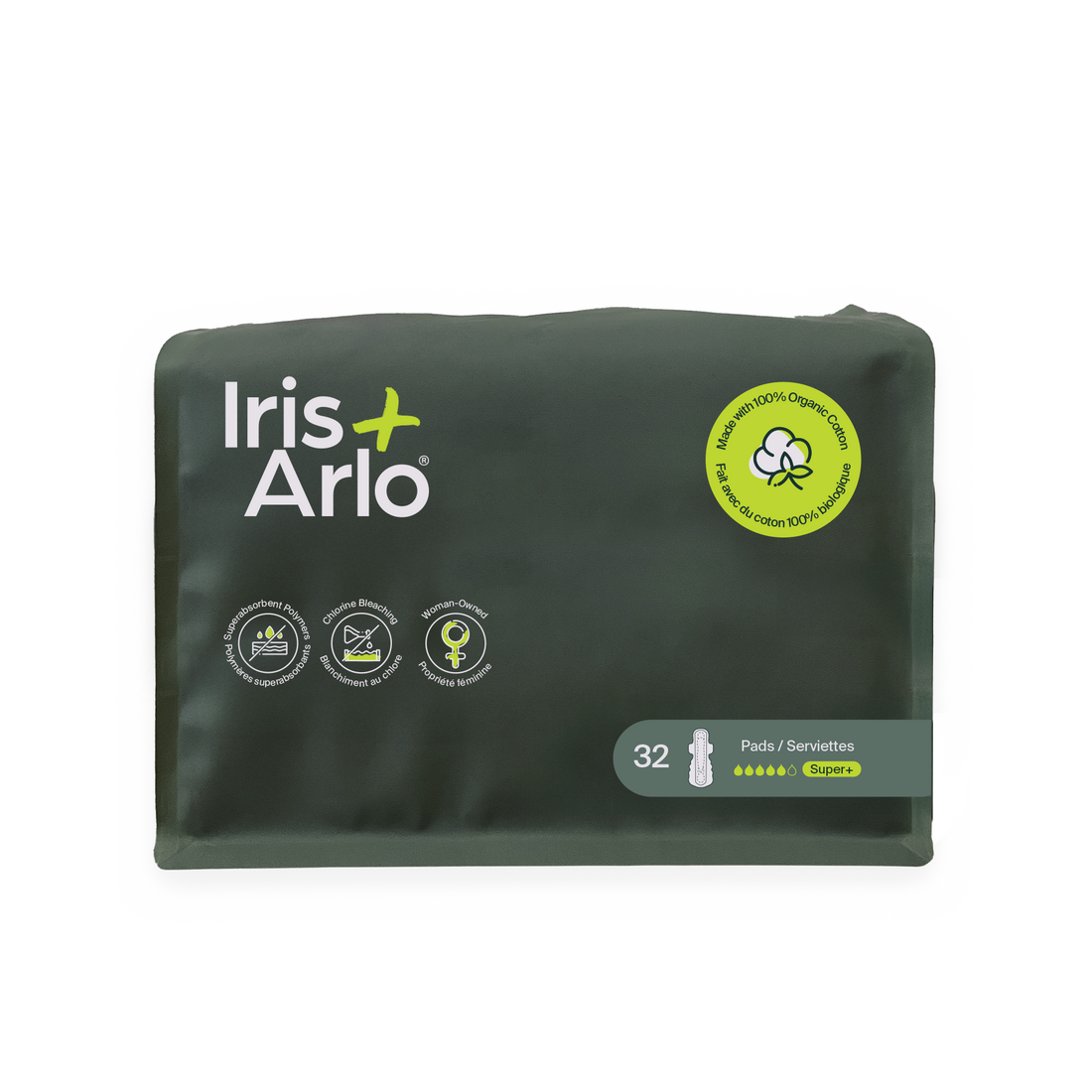 Bulk (64) - 100% Organic Cotton Super + Pads