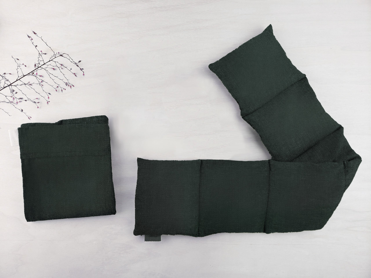 Long coussin enveloppant + housse lavable